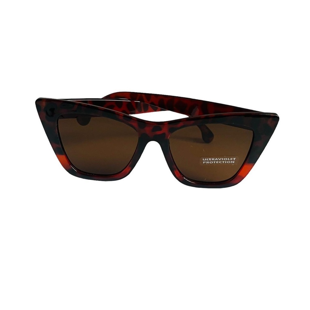 Unisex Tortoiseshell Cat Eye Sunglasses